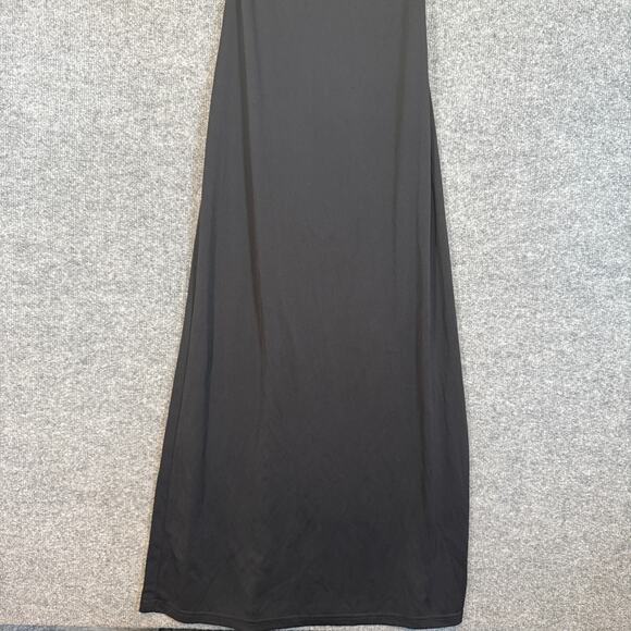 Womens Y2K Maxi Dress Small Black Velvet Maxi Dress Whimsigoth Grunge Goth Prom - Picture 2 of 10